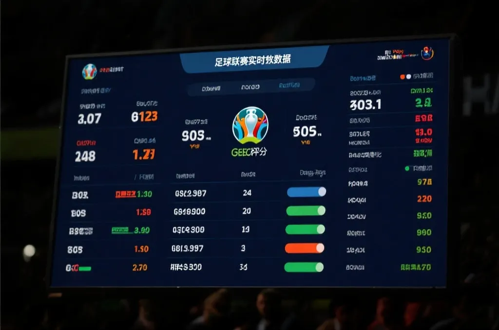 世界杯小组赛实时排名卡片与进攻防守对比数据面板